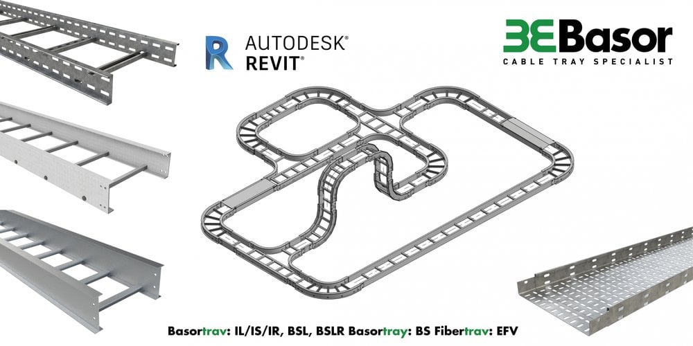 Basor presenta sus bibliotecas BIM en formato REVIT para sus familias de producto British Standard (BS), Fibra de vidrio (EFV) y aluminio (I Series)